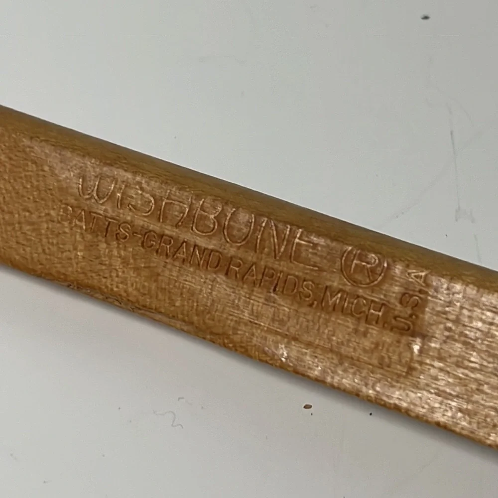 Vintage suit wood hangers